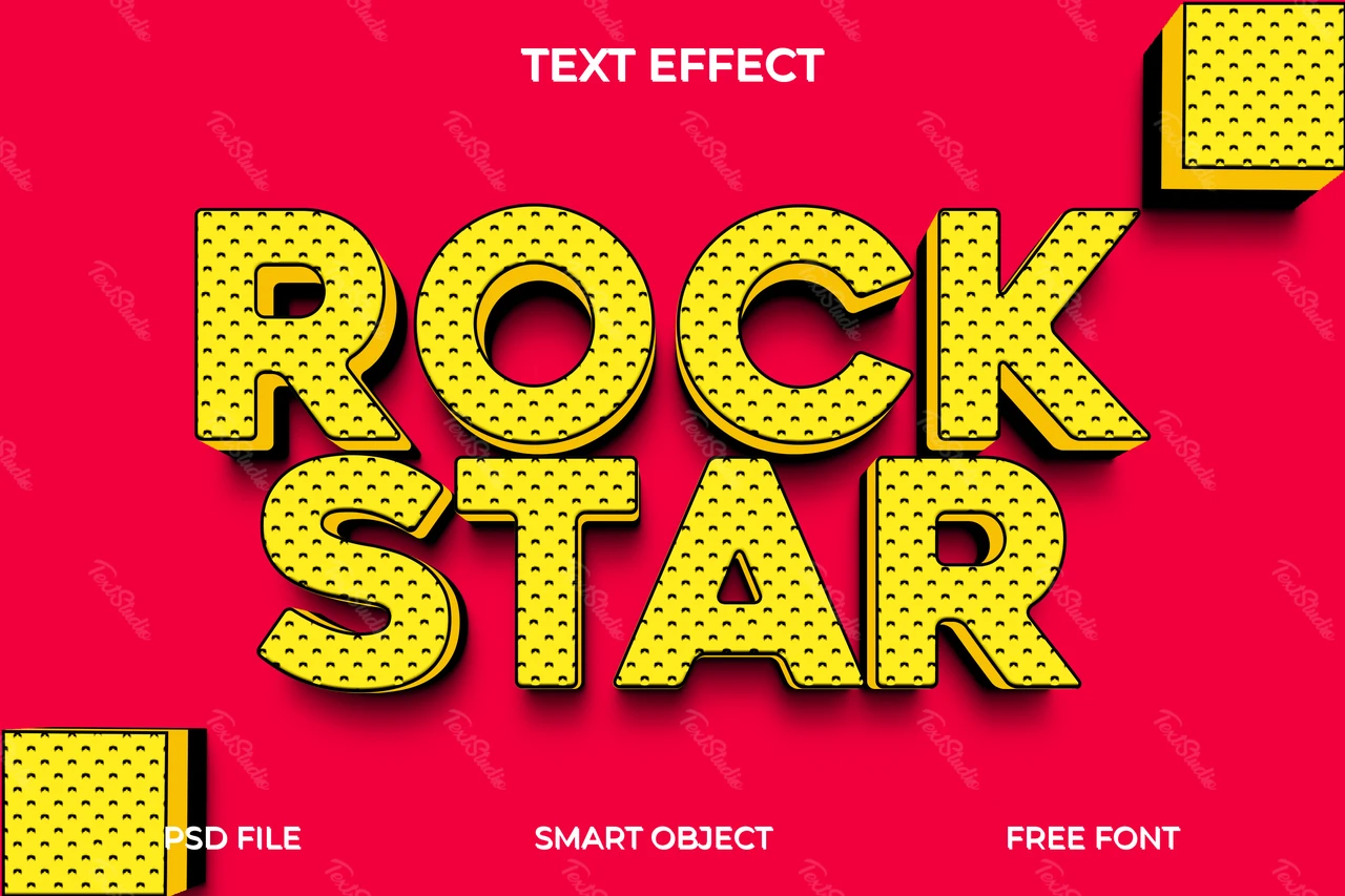 3D Comic Style Text Effect