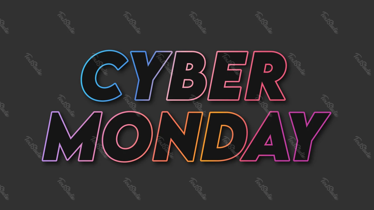 Cyber Monday Text Effect
