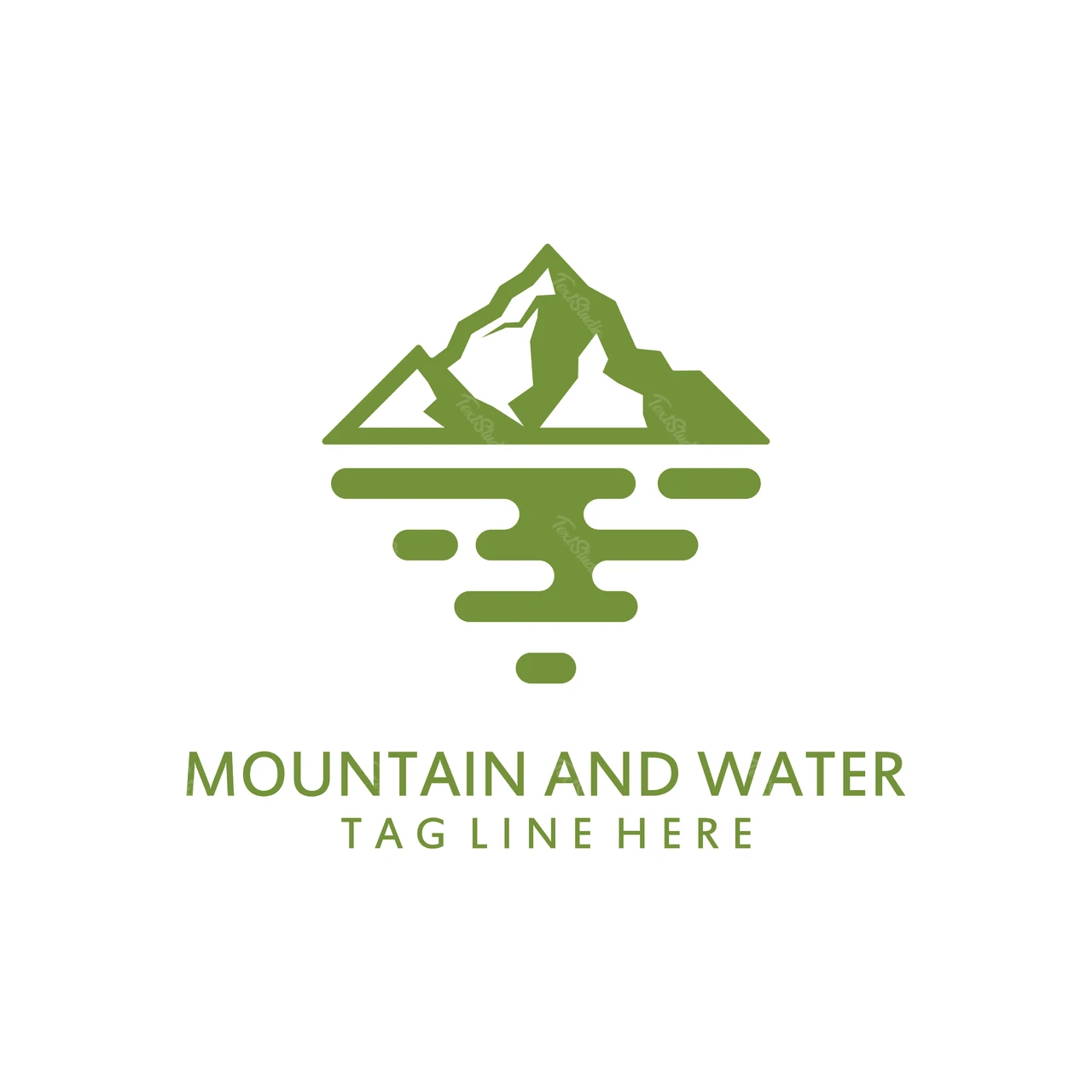 Minimalist doğa logo tasarımı