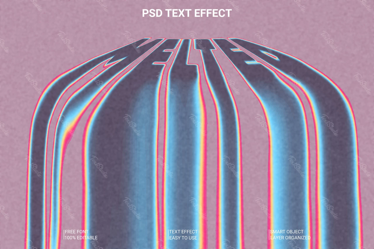 Effet de texte fondu