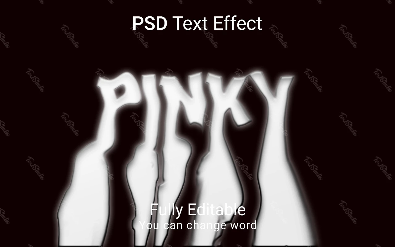 Pinky Font Style Effect