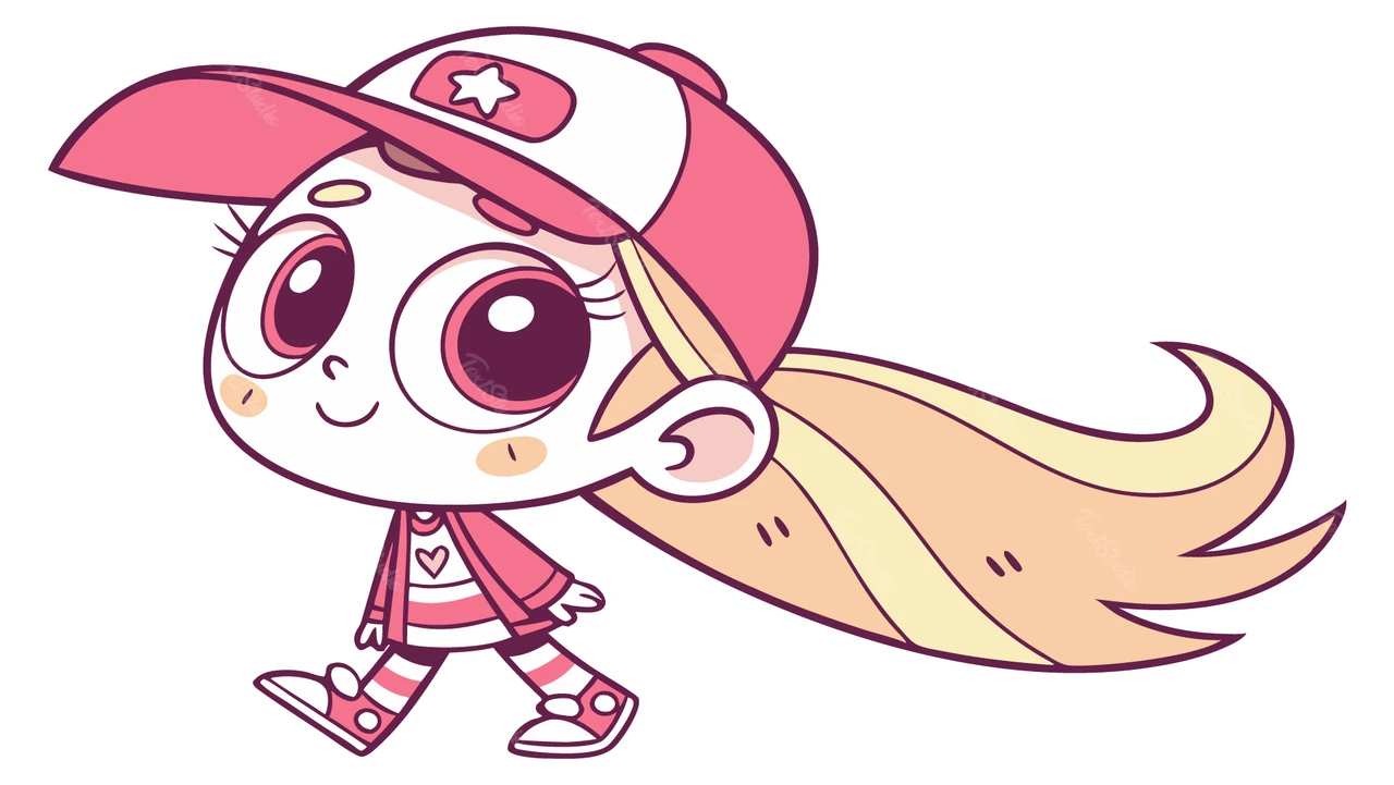 Cute Cartoon Character Illustration