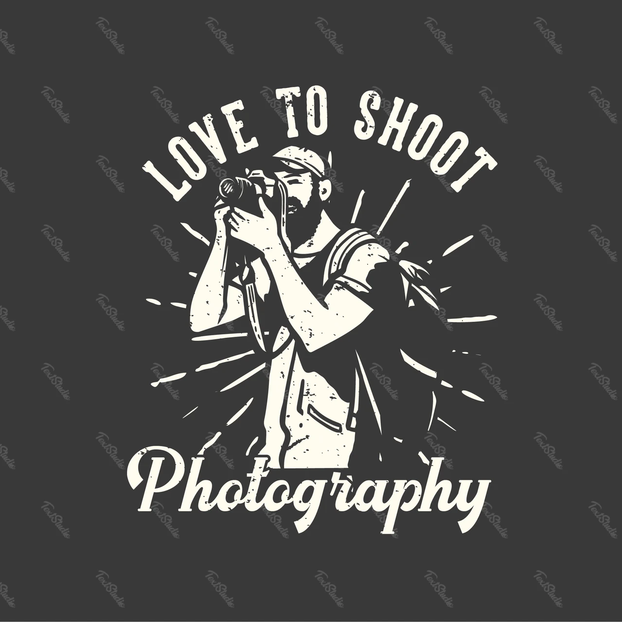 Vintage Photography Illustration