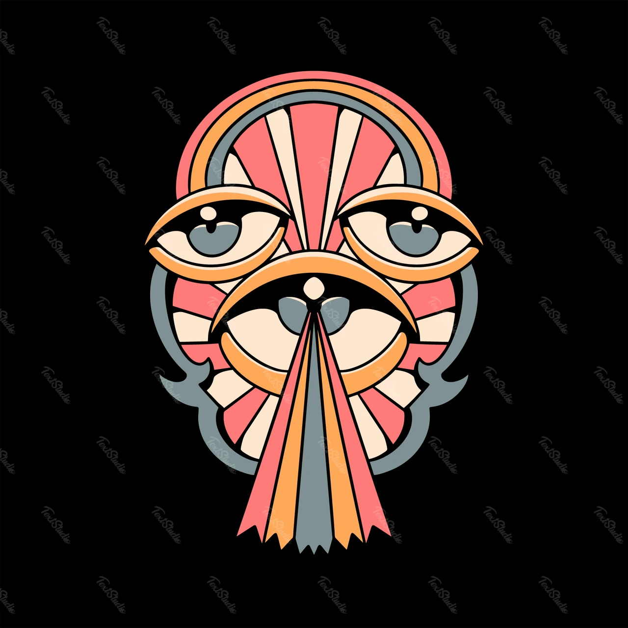 Trippy Eyes Graphic
