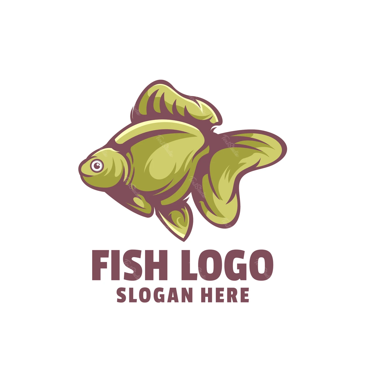Illustrative Fish Logo Design