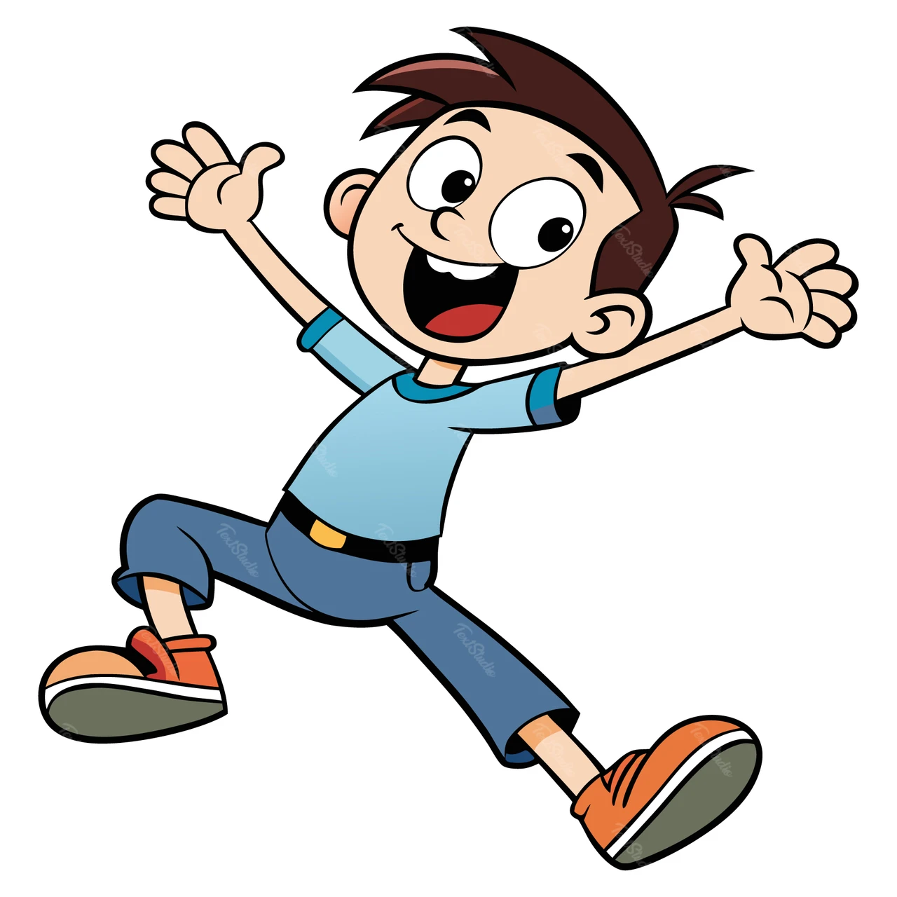Illustration d'un personnage de bande dessinée