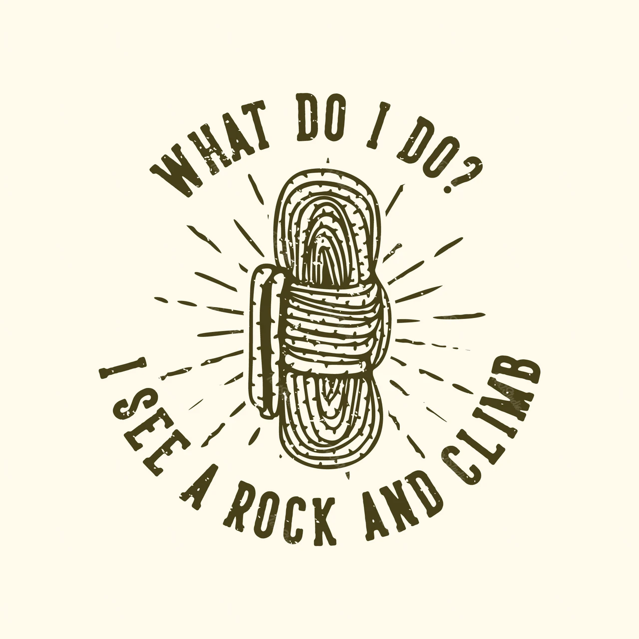 Distintivo vintage de aventura de escalada