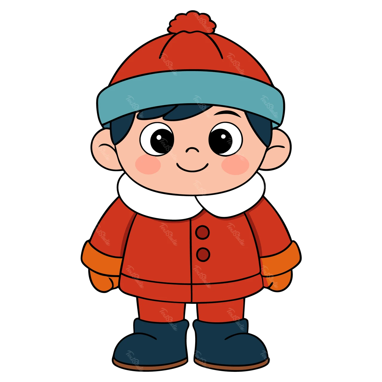 Cute Cartoon Character Illustration