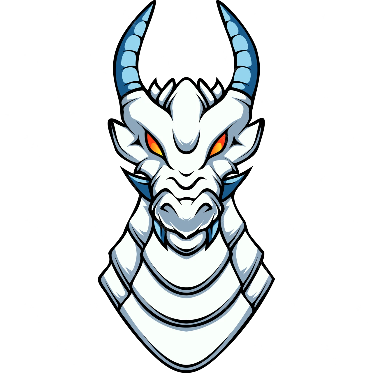 Modern Mascot Logo Design Featuring Dragon