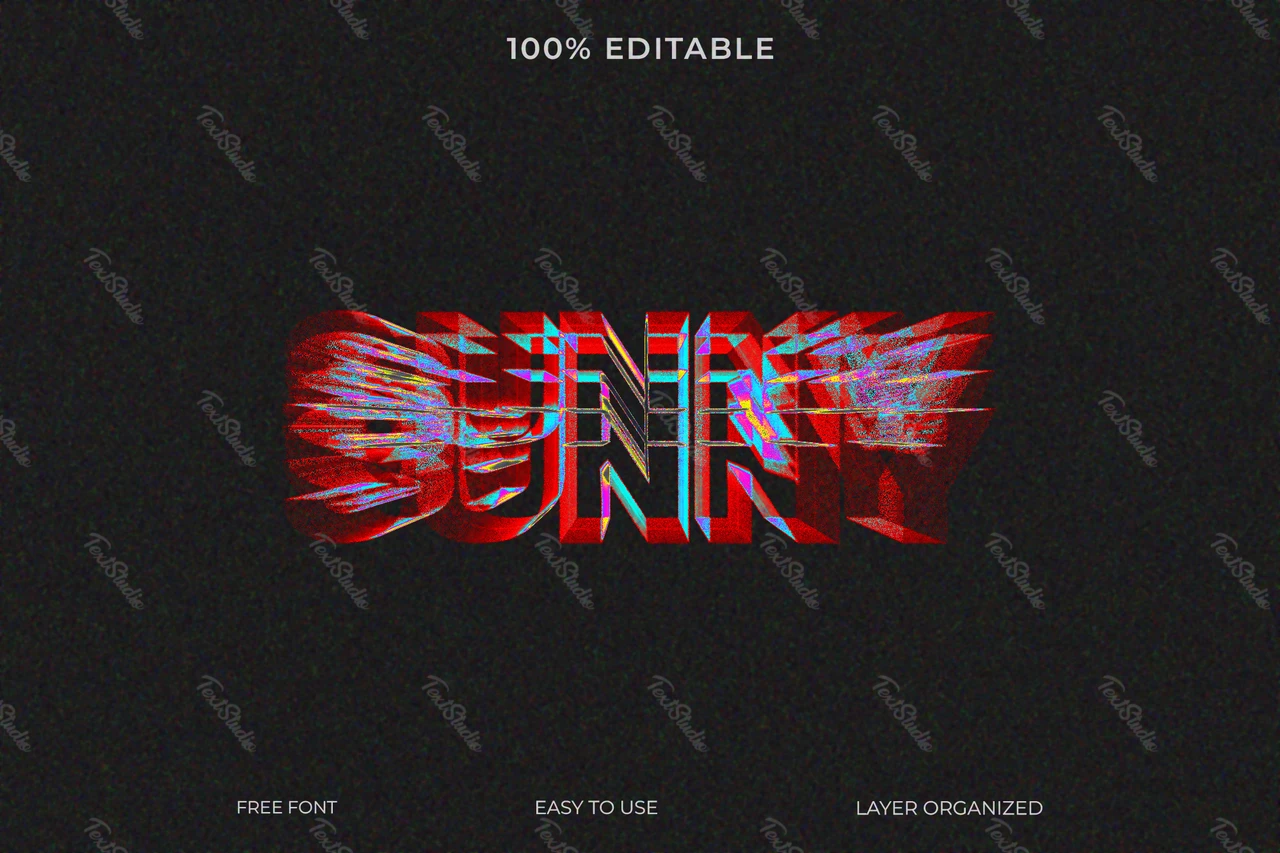 Sunny Font Style Effect