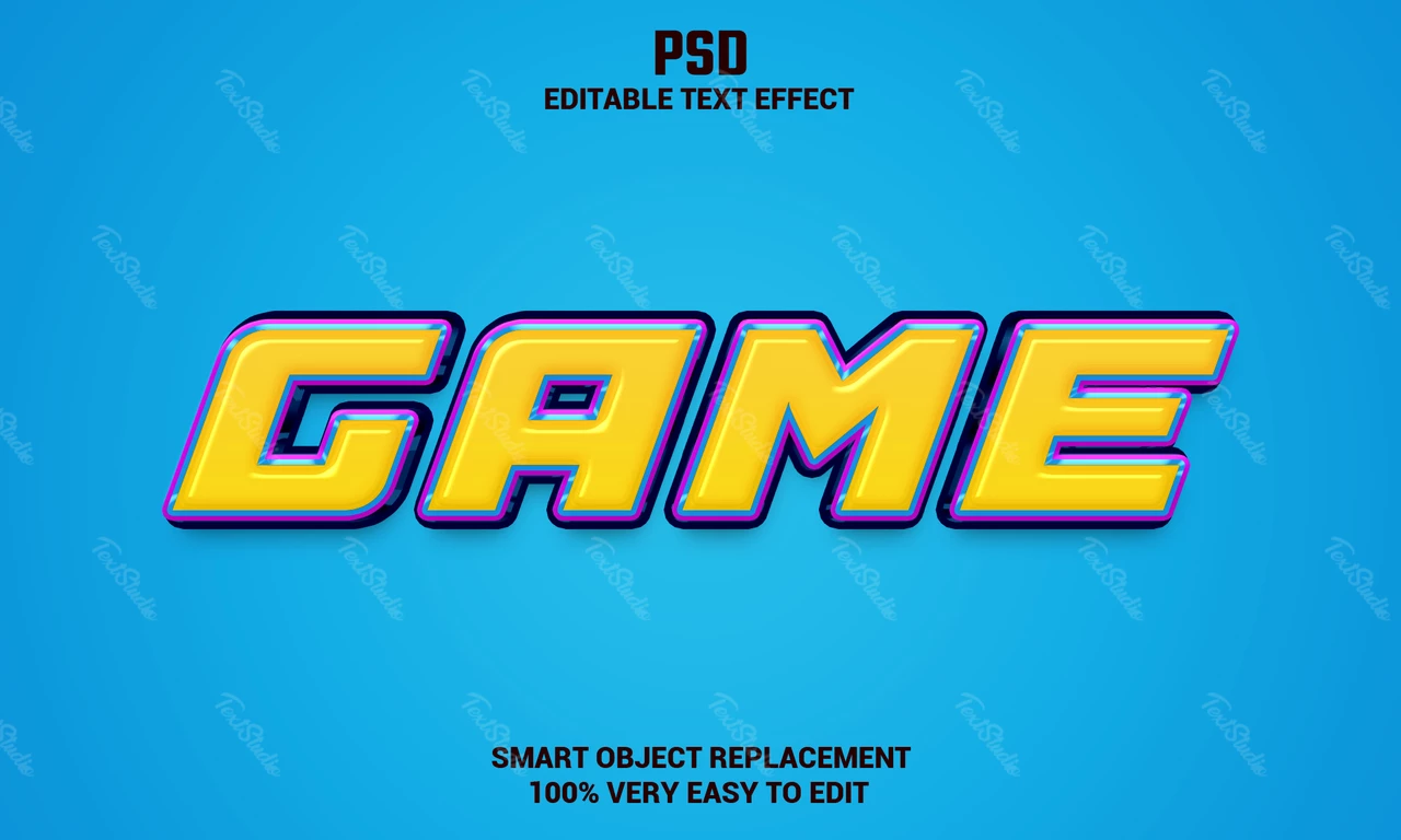 Efecto de texto del juego