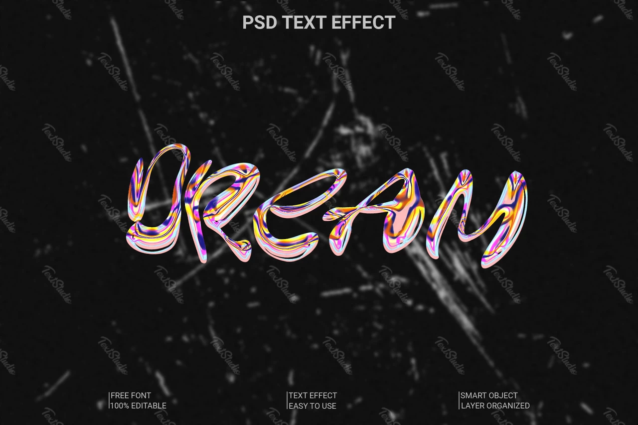 Dream Text Style Effect