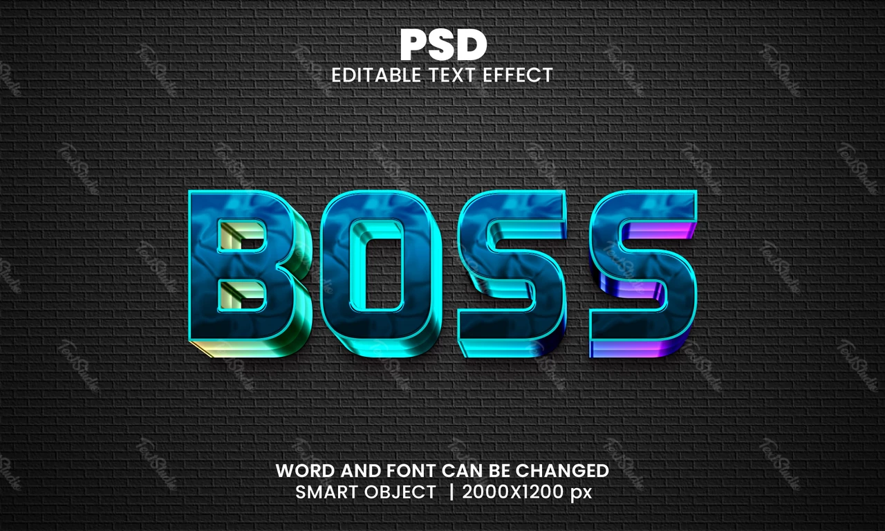 Effetto testo del boss
