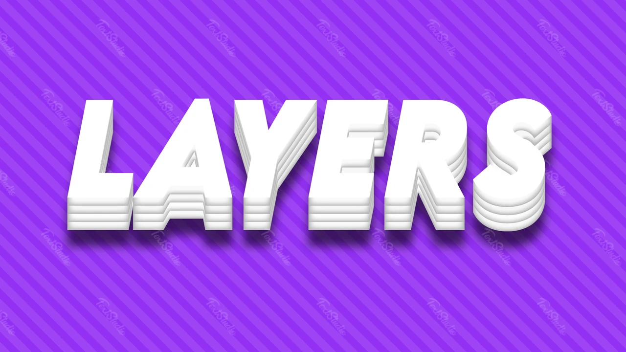 Layered Text Effect