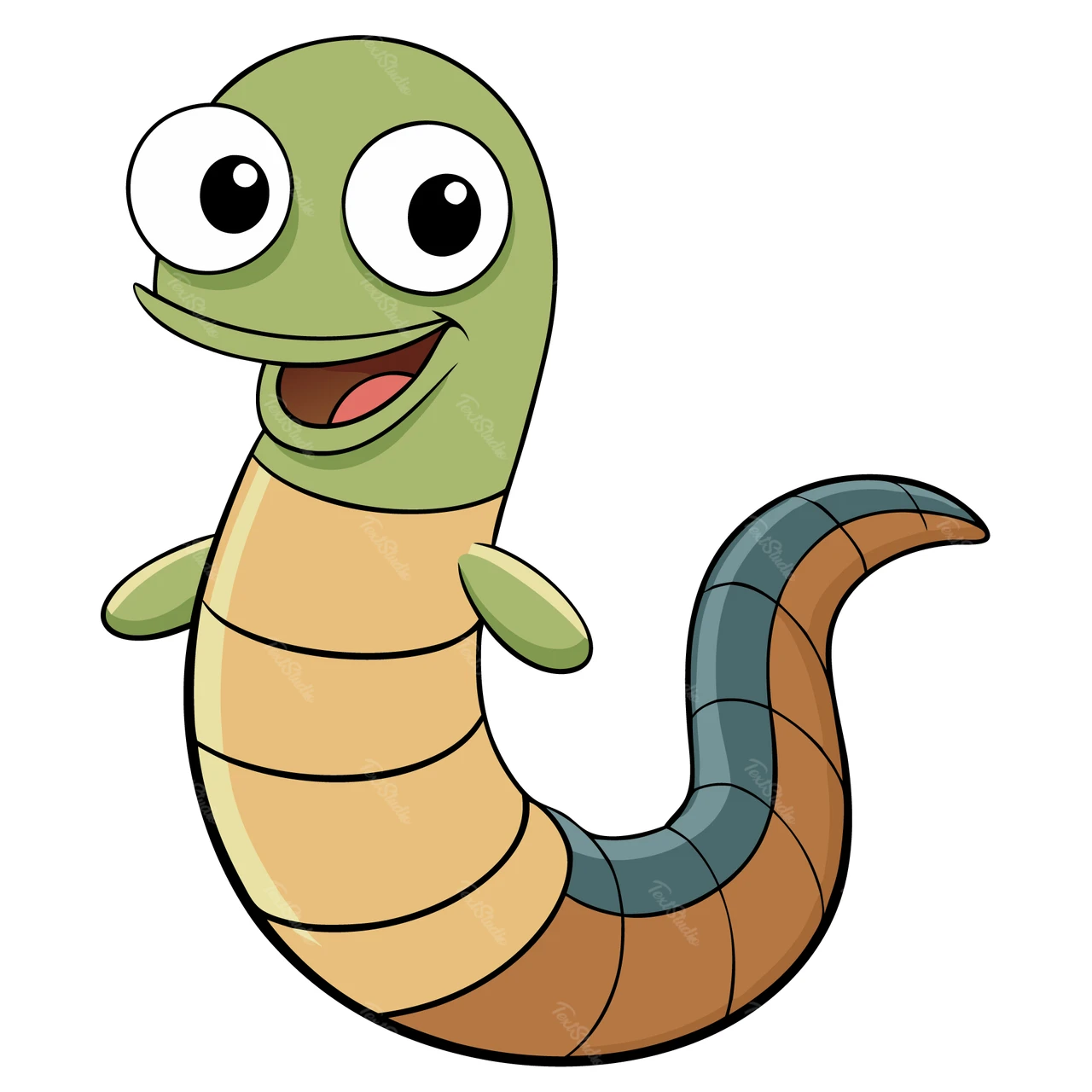 Ilustração de personagem de desenho animado