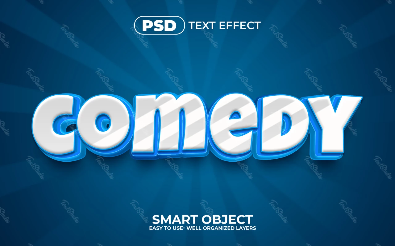 Effet de texte comique en 3D