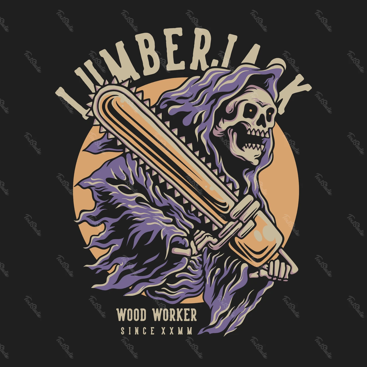 Vintage Lumberjack Illustration