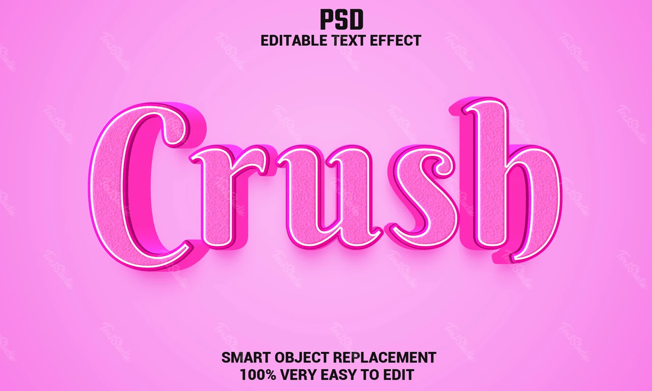 Crush Text Effect