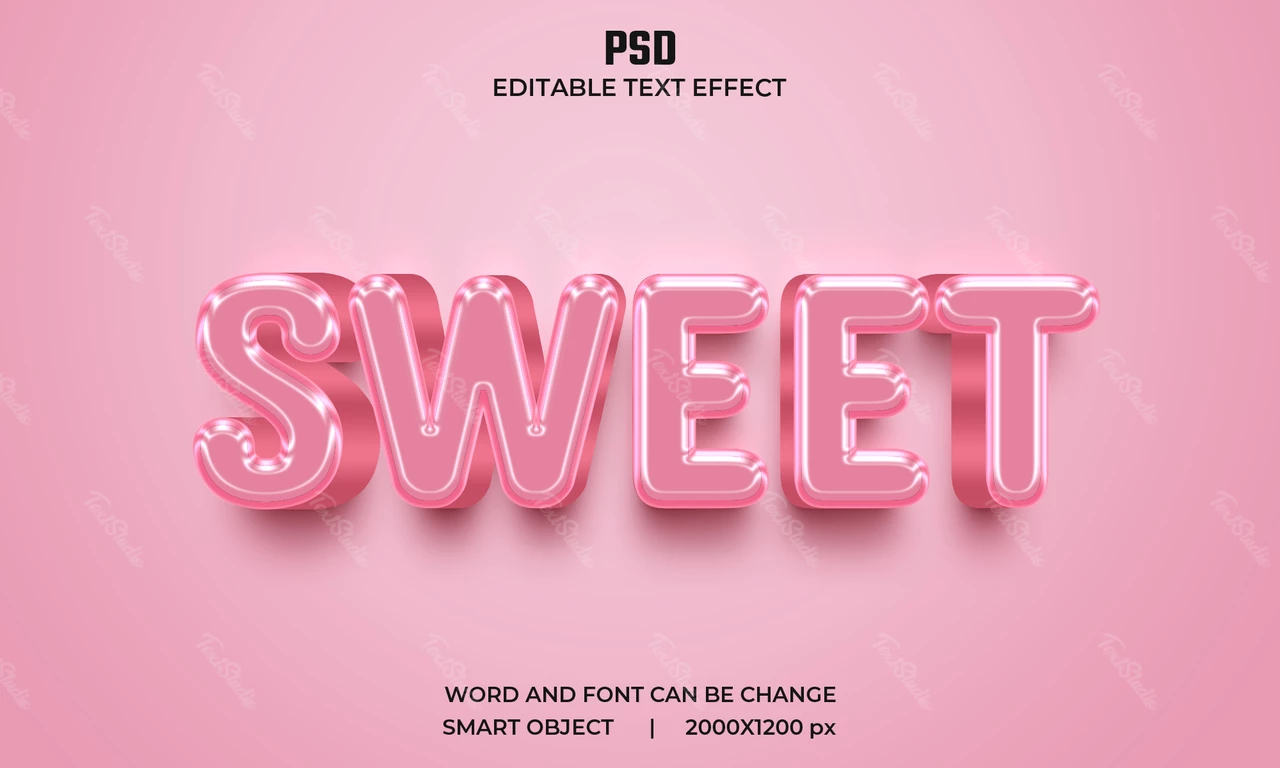 Efeito de texto em 3d