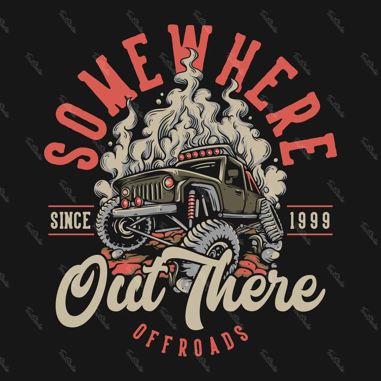 Vintage Automotive T-Shirt Design