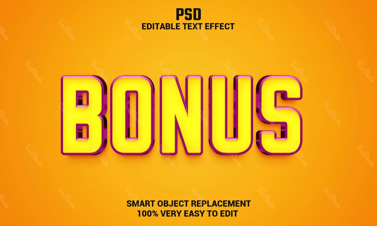 Bonus teksteffect