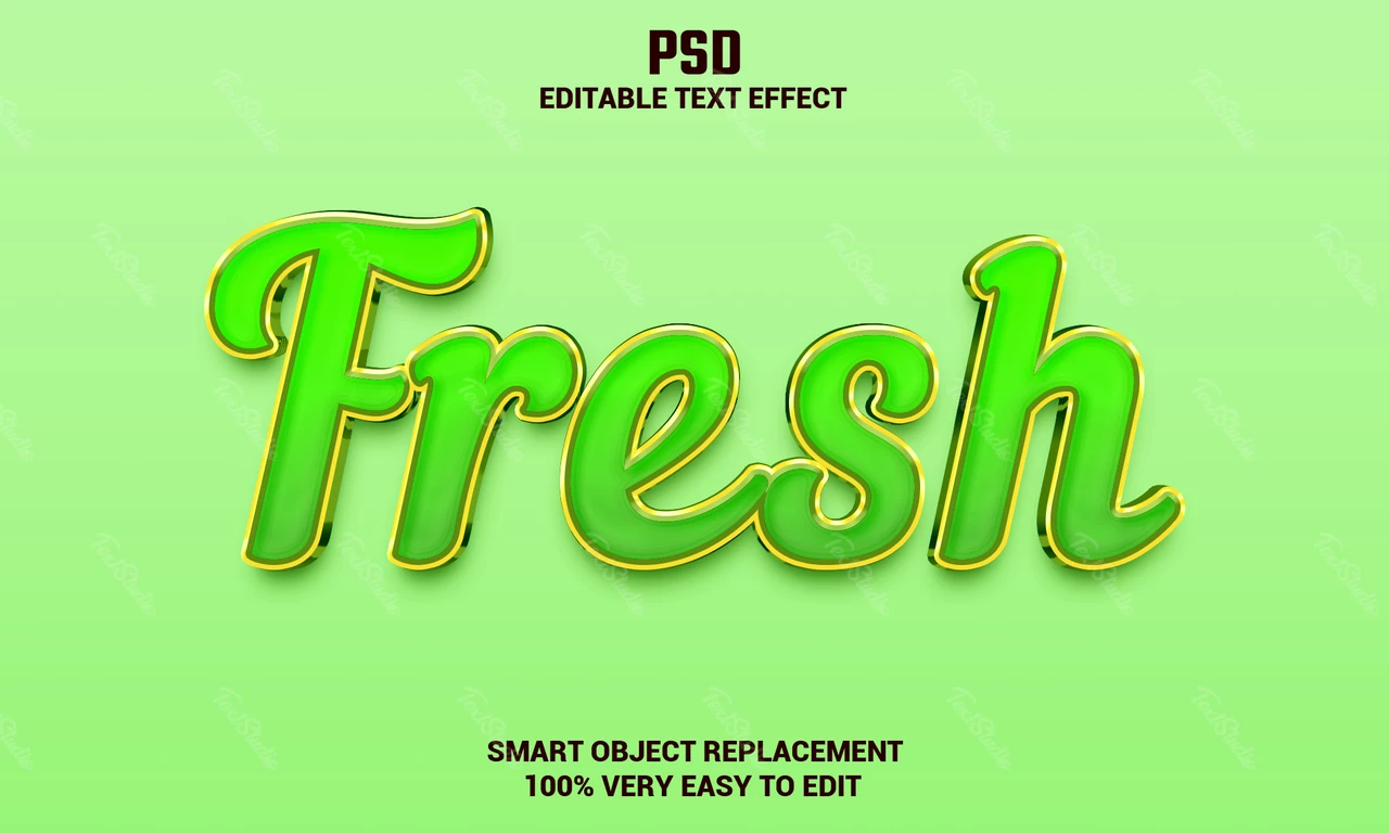 Fresh Text Effect