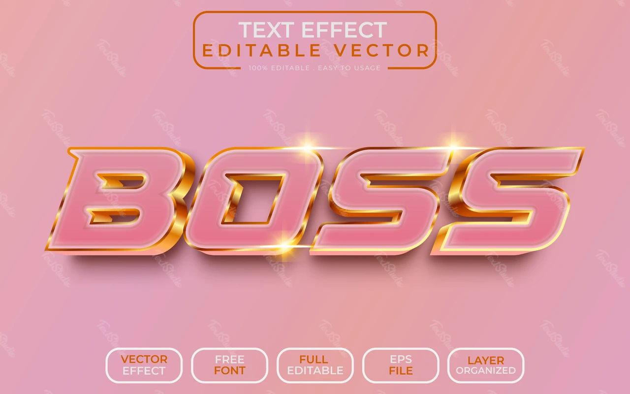 Boss-Text-Effekt