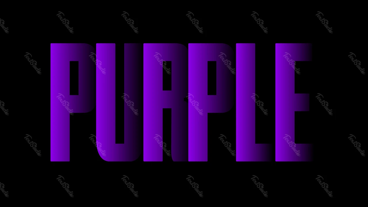 Efecto de texto con sombra morada
