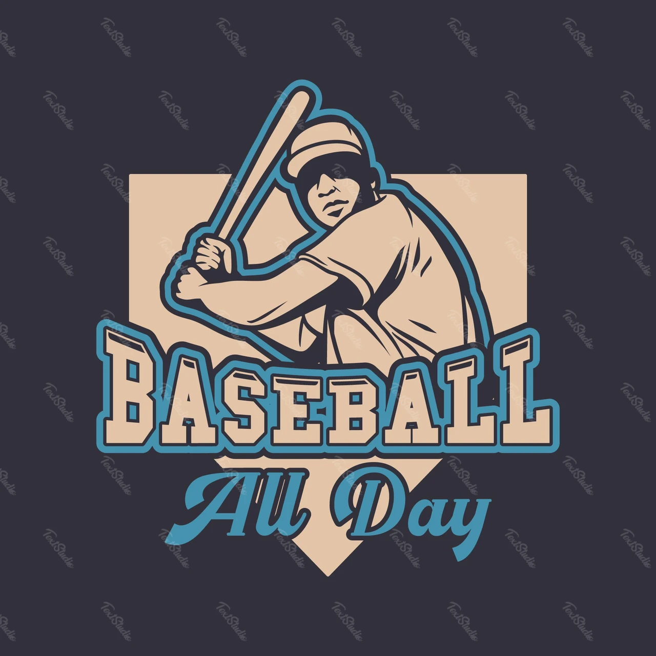 Diseño de ilustración de béisbol vintage