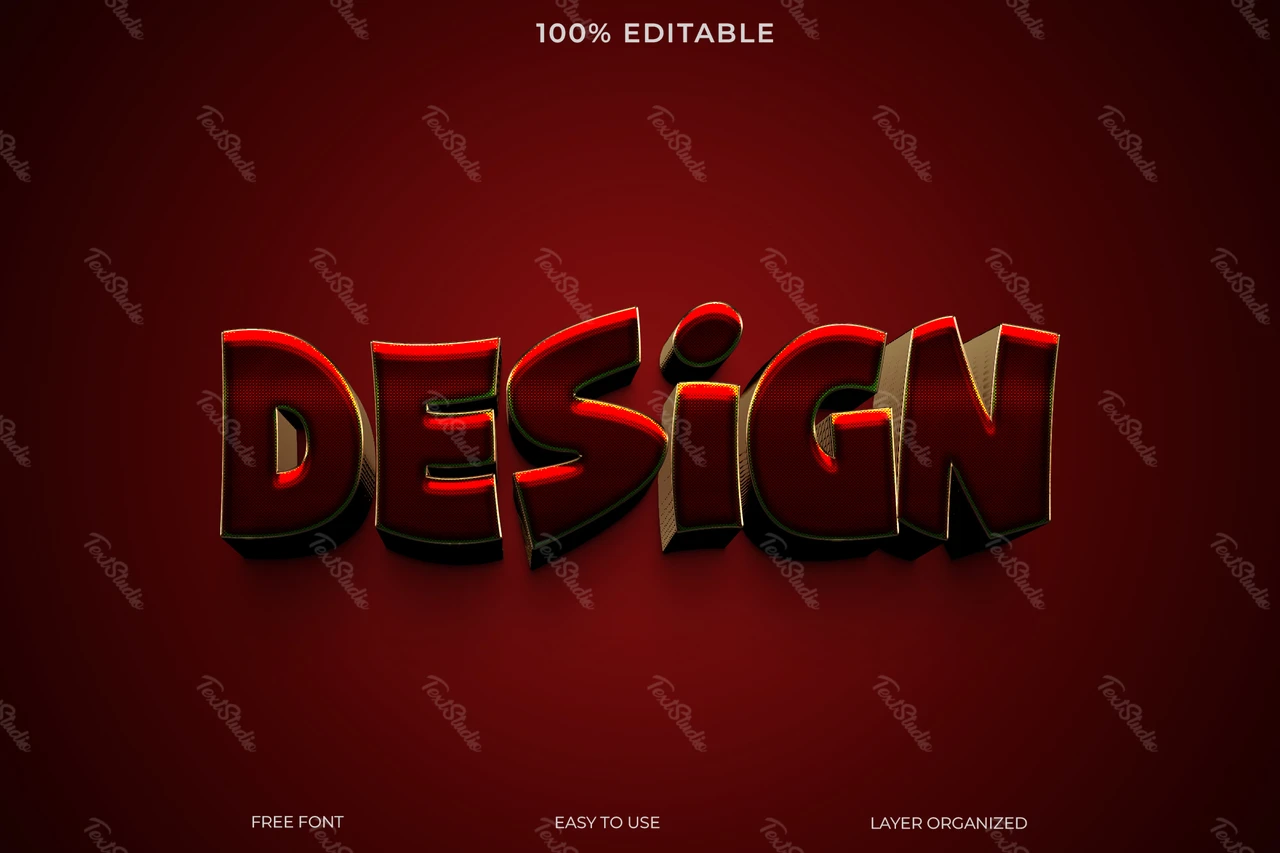 Bloody Design Text Style Effect