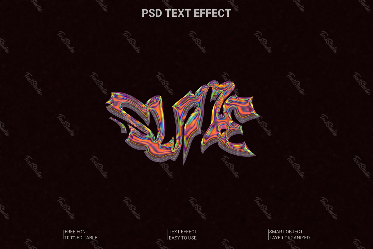 Slime Text Style Effect