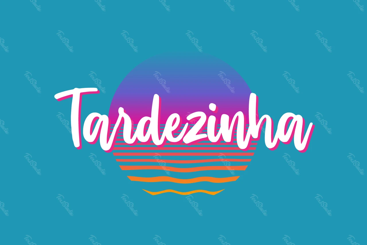 Tardezinha Text Effect