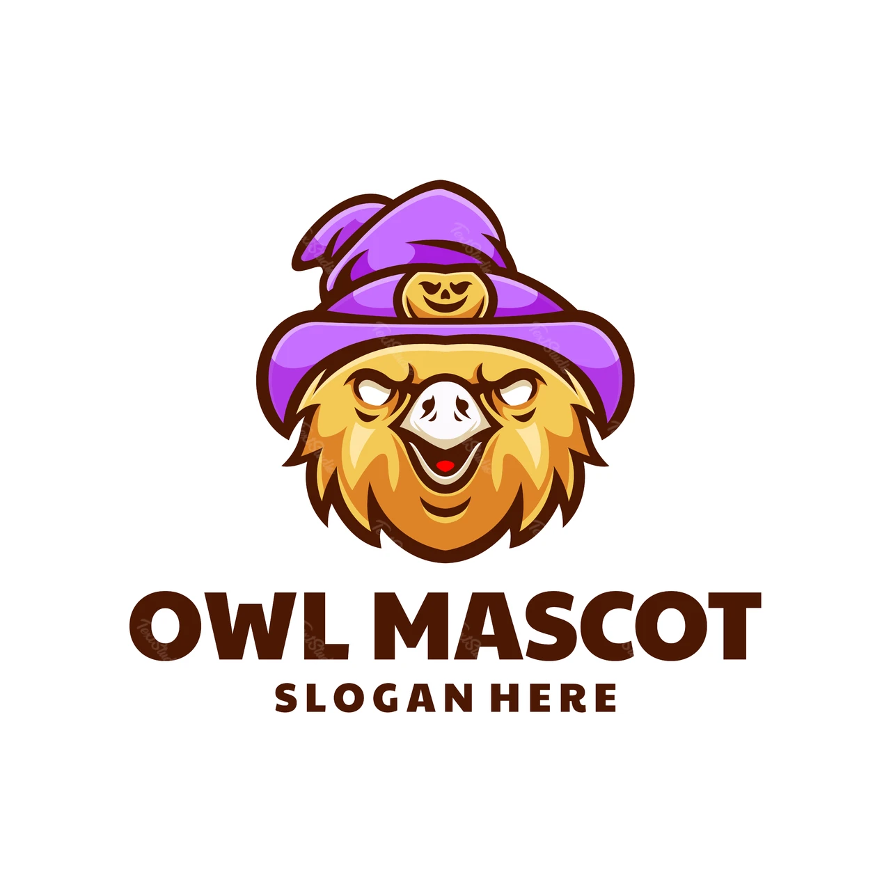 Playful Owl Mascot Logo Design