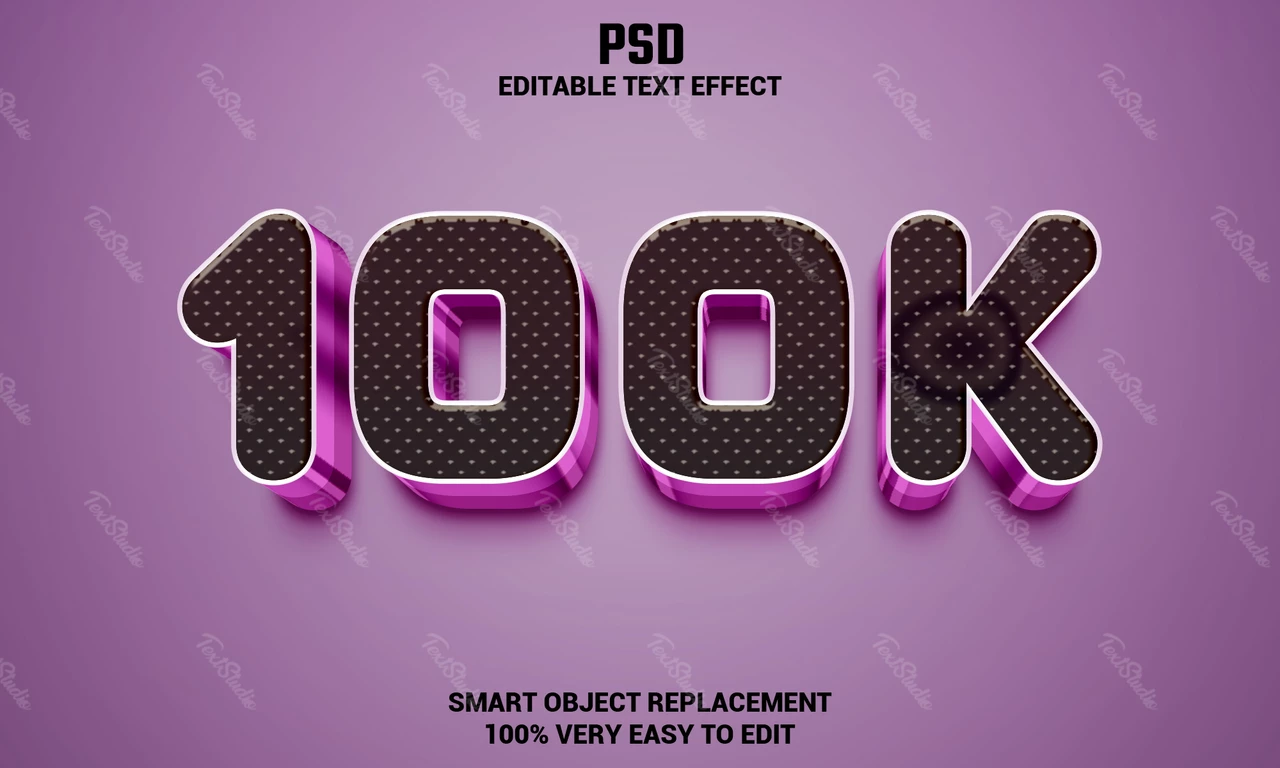 100k teksteffect