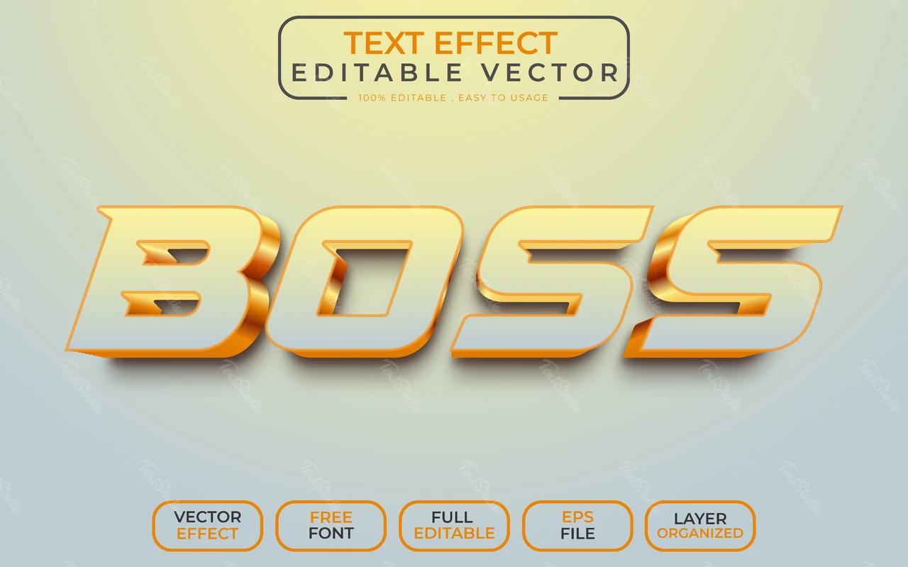 Boss Text Effect