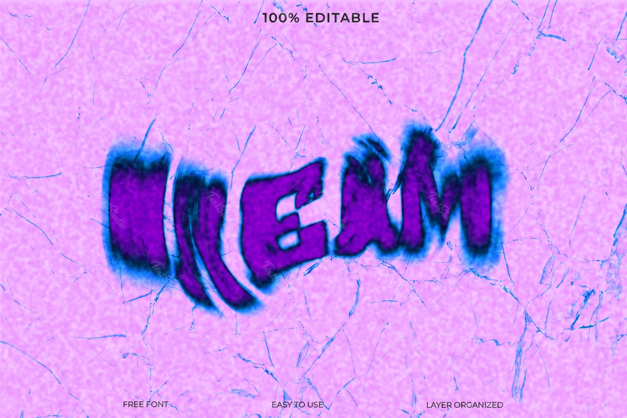 Cream Text Style Effect
