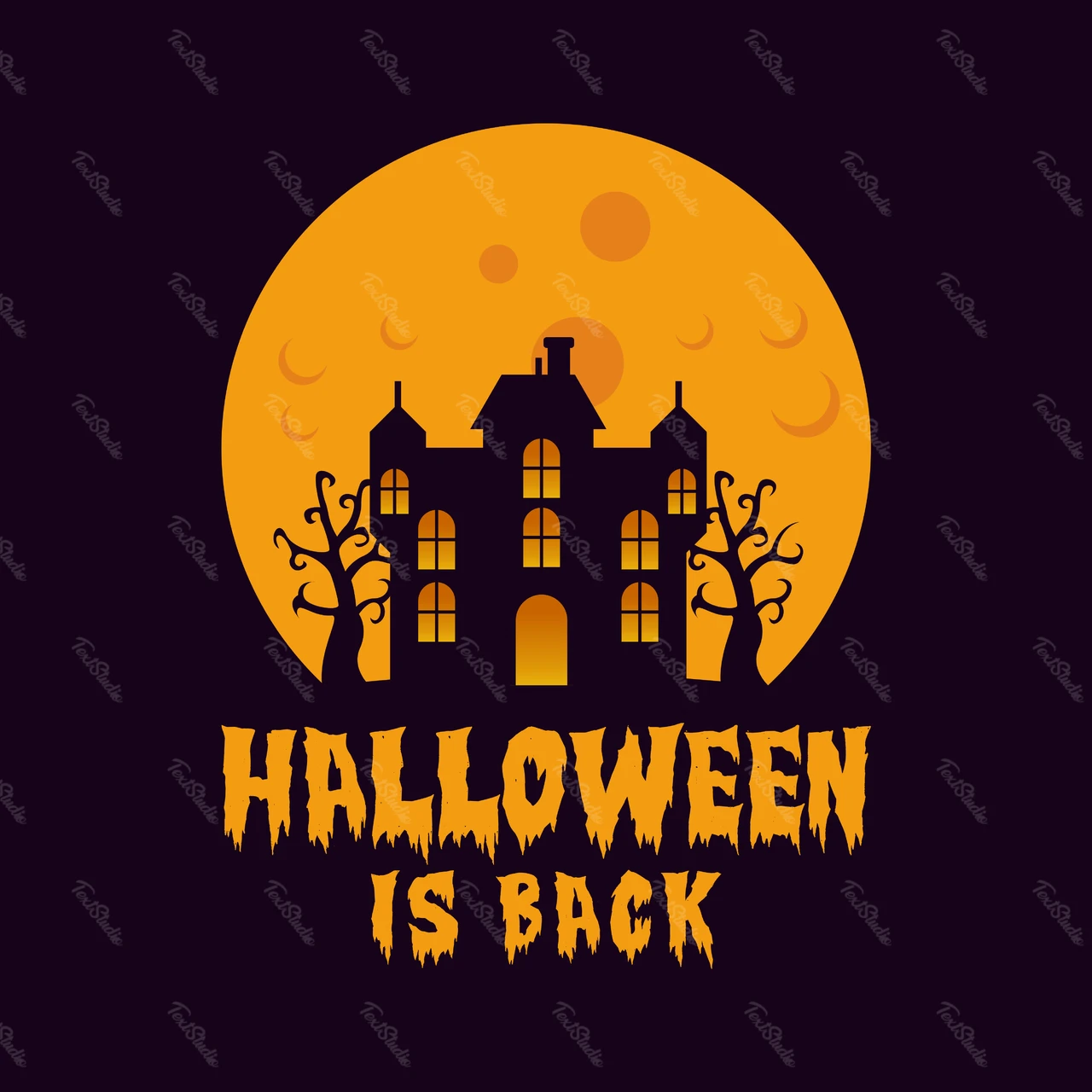 Illustratie met Halloween-thema