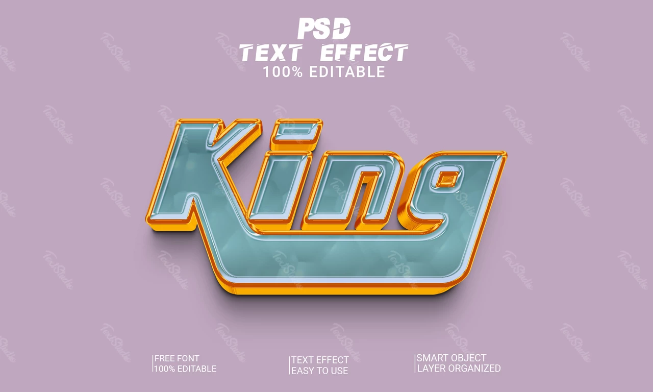 King of Soul Font Style Effect