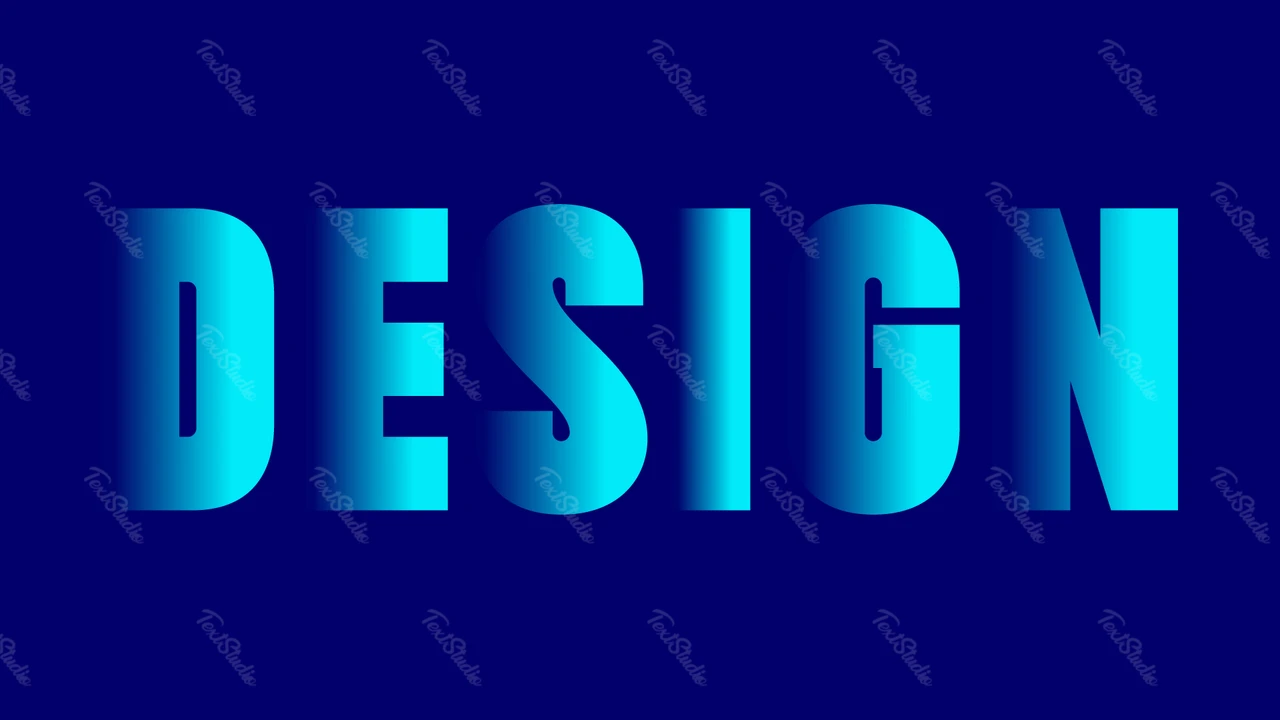 Letra sombra diseño efecto texto