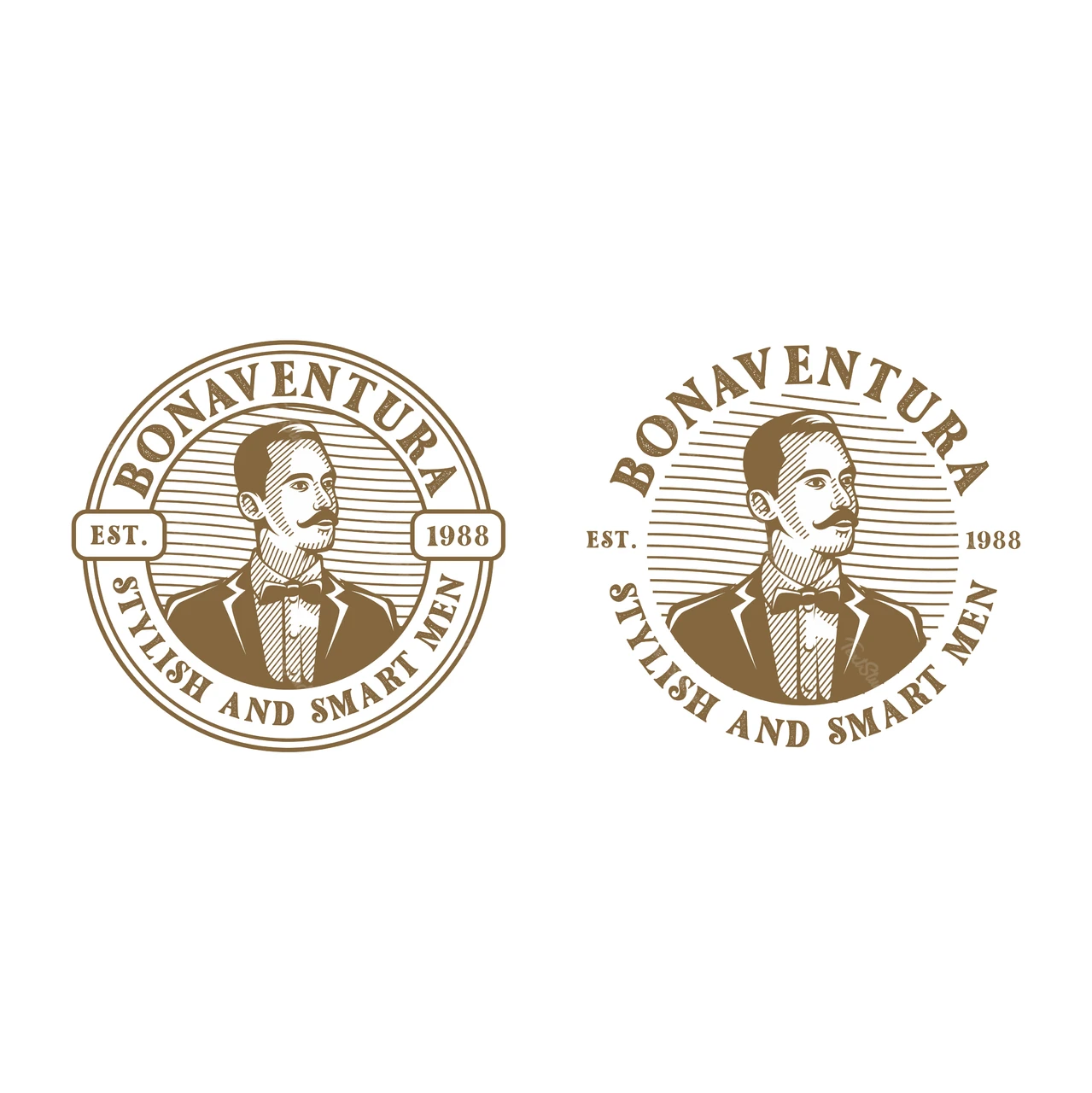 Vintage stijl logo ontwerp