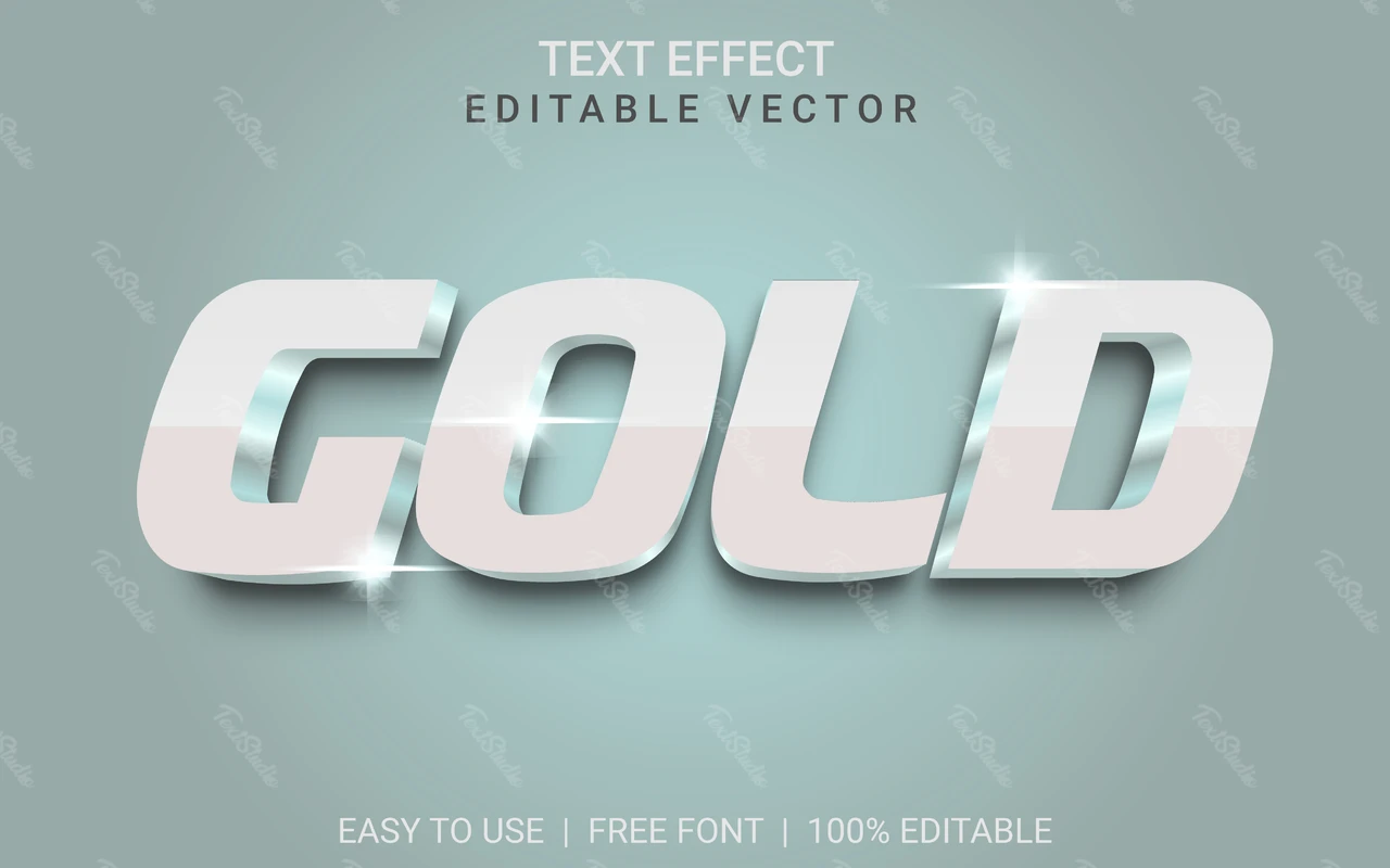Gold Text Effect