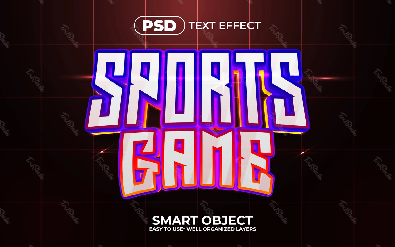 Sports Game Galaxy Text Effect