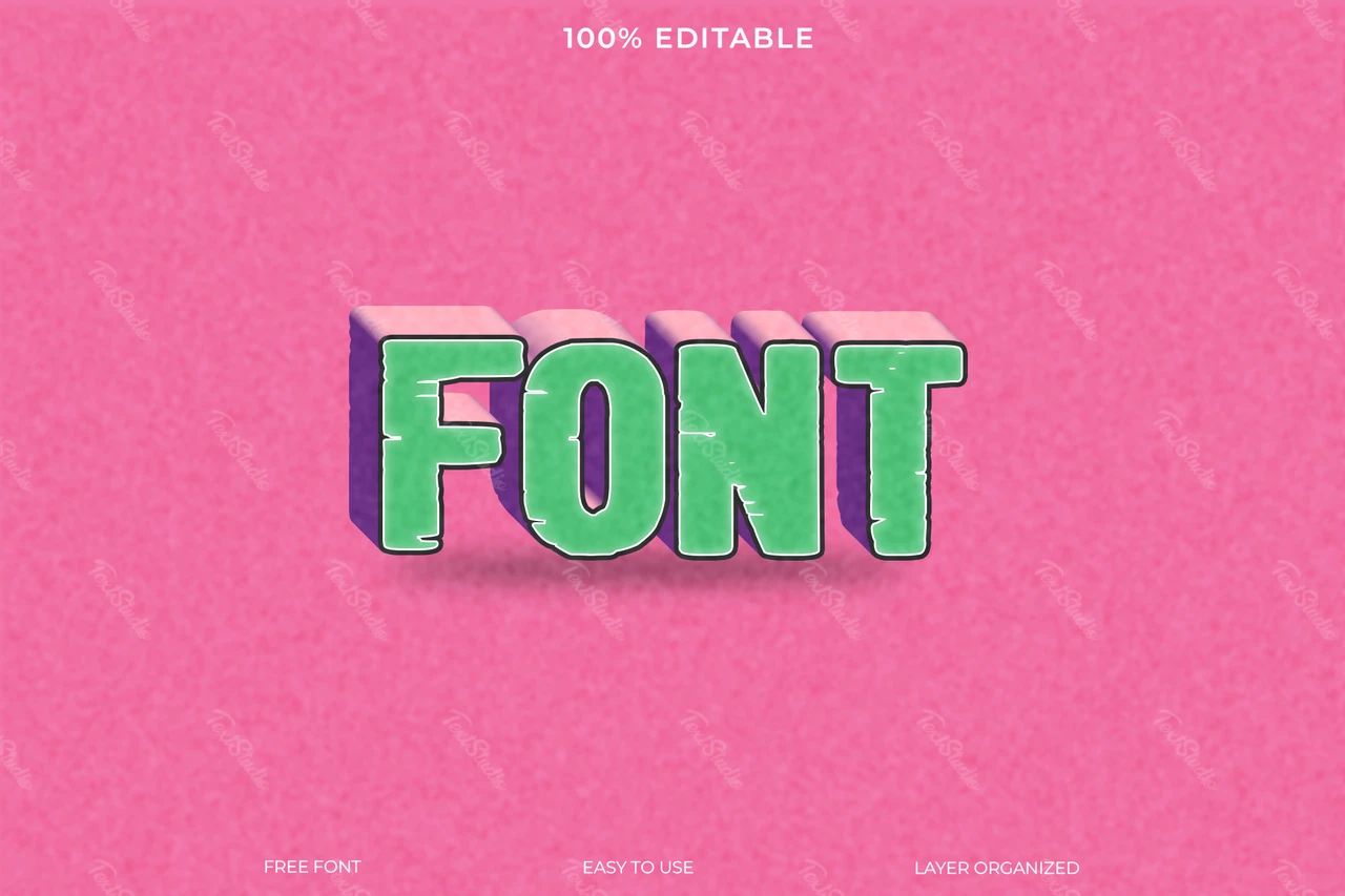 Retro Arcade Game Text Style Effect
