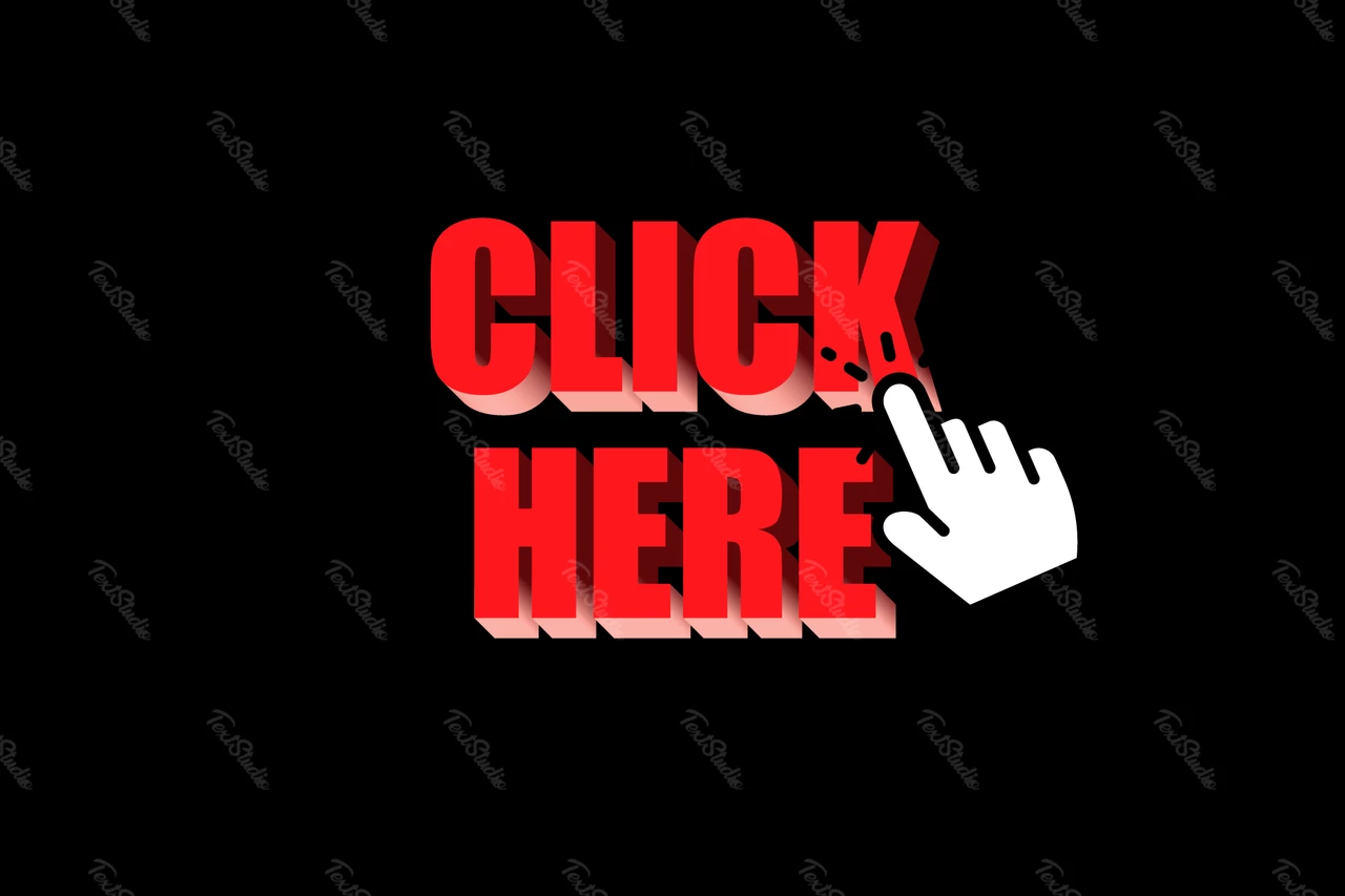 Clique aqui estilo de texto vermelho