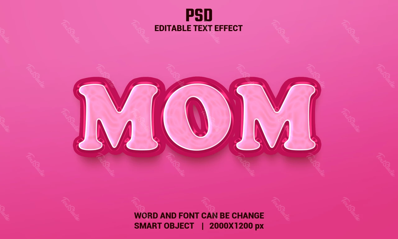 Mom Text Effect