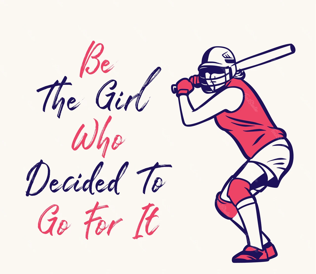 Inspirational Sports Illustration Design