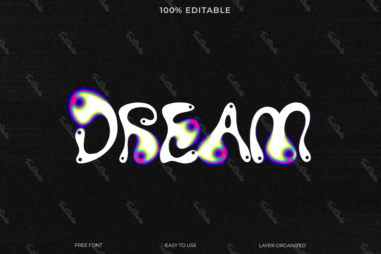 Traumschriftart Text-Effekt