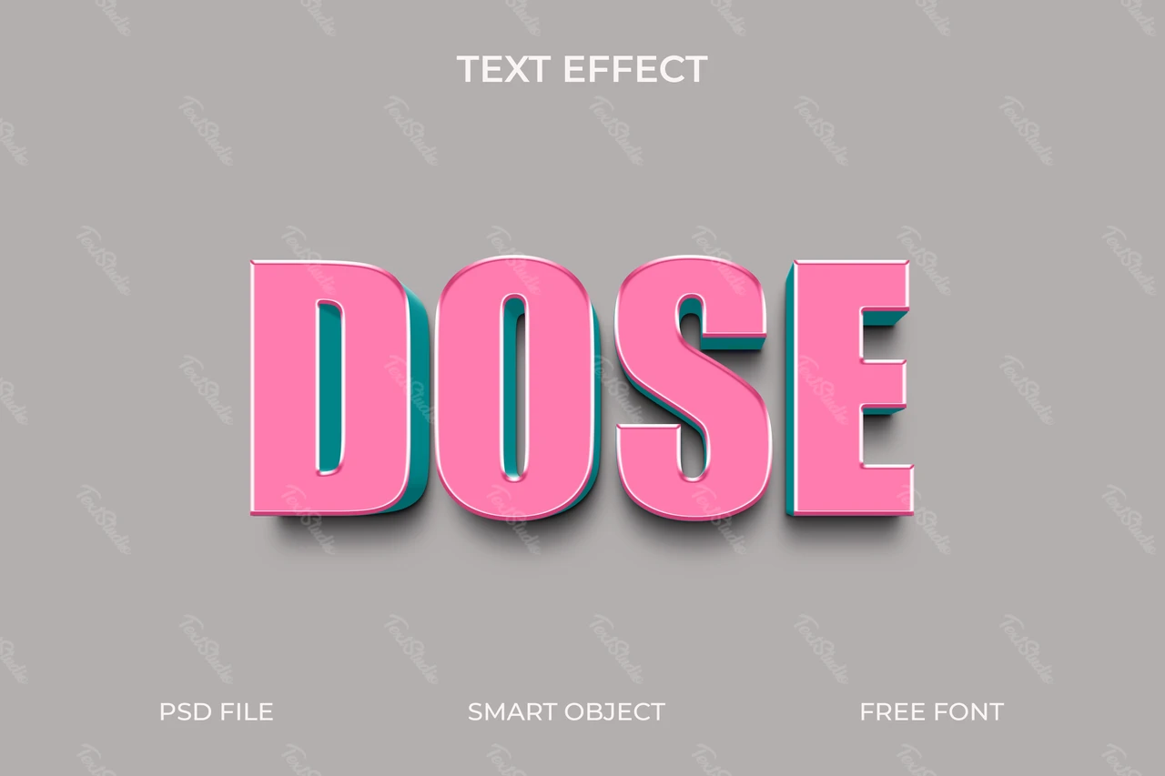 3d pop art text stil effekt