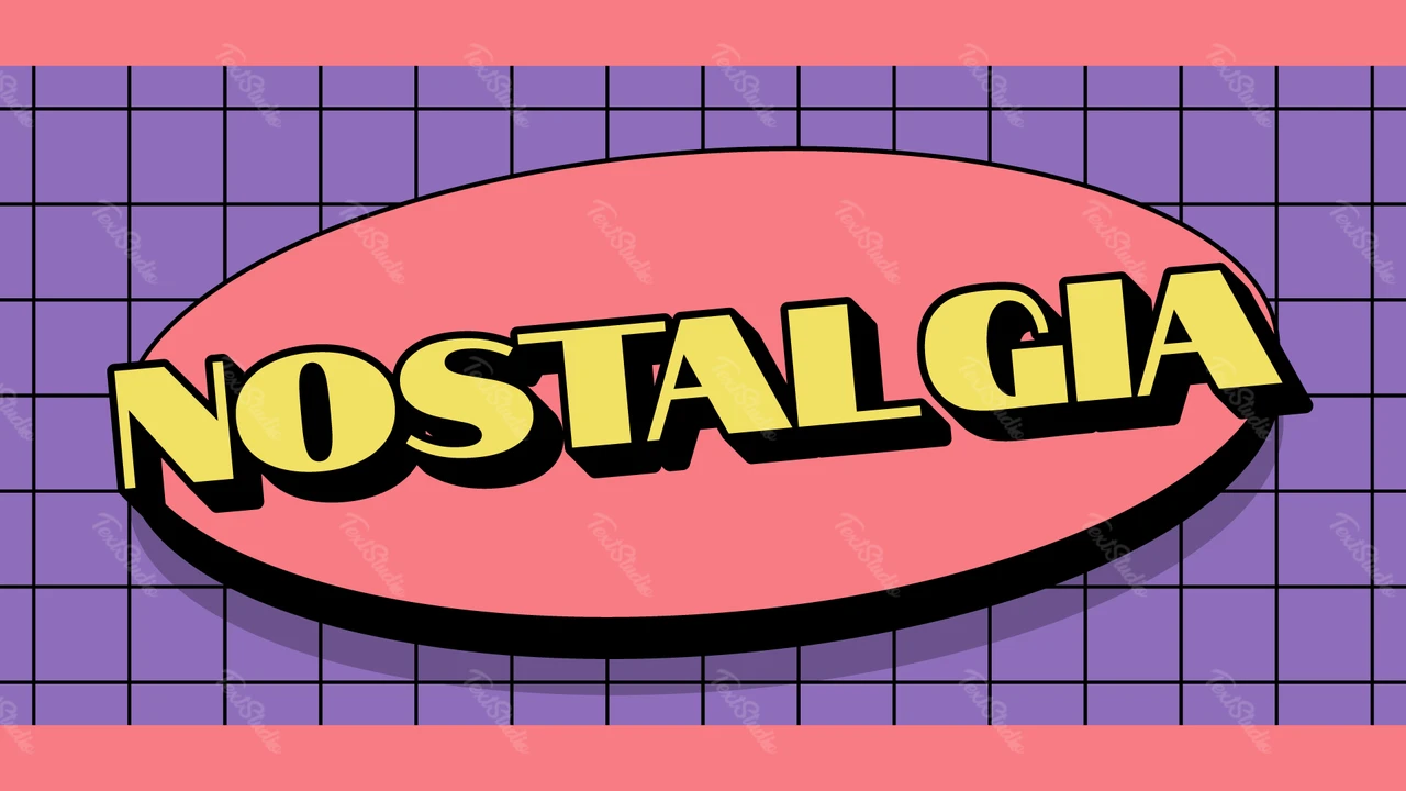 Nostalgia Text Effect