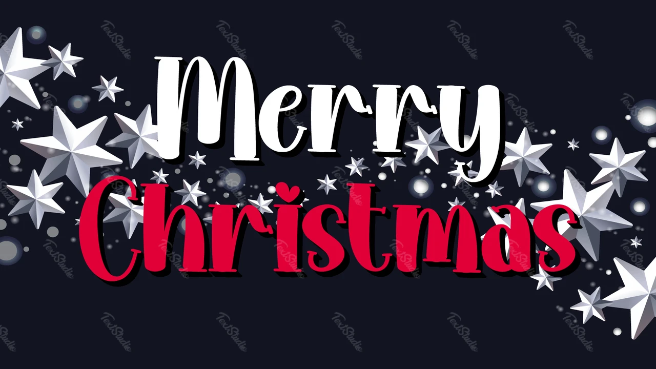Merry Christmas Font Style